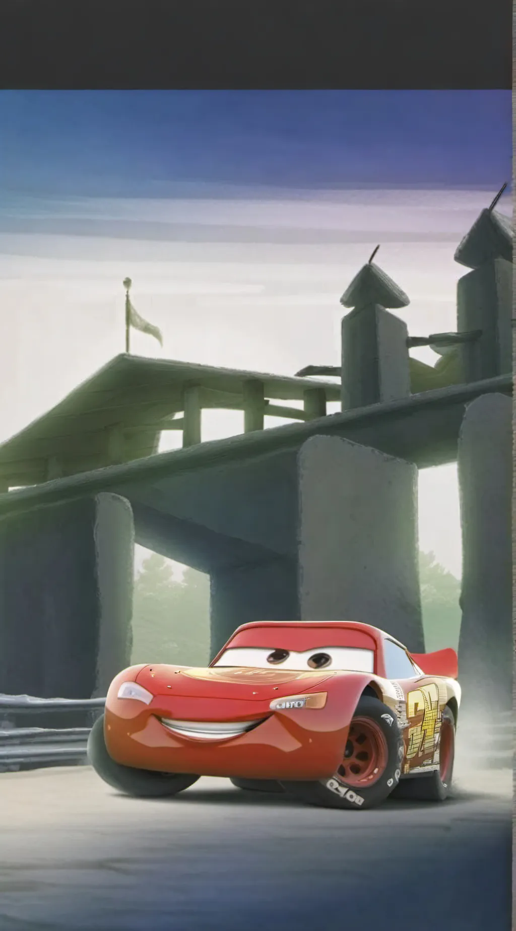 ai character: The world of cars background