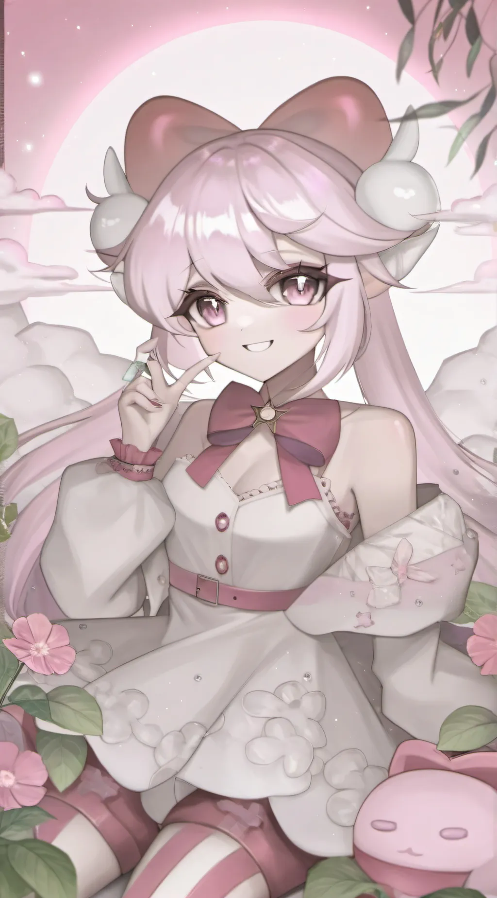 ai character: Angel and Husk background