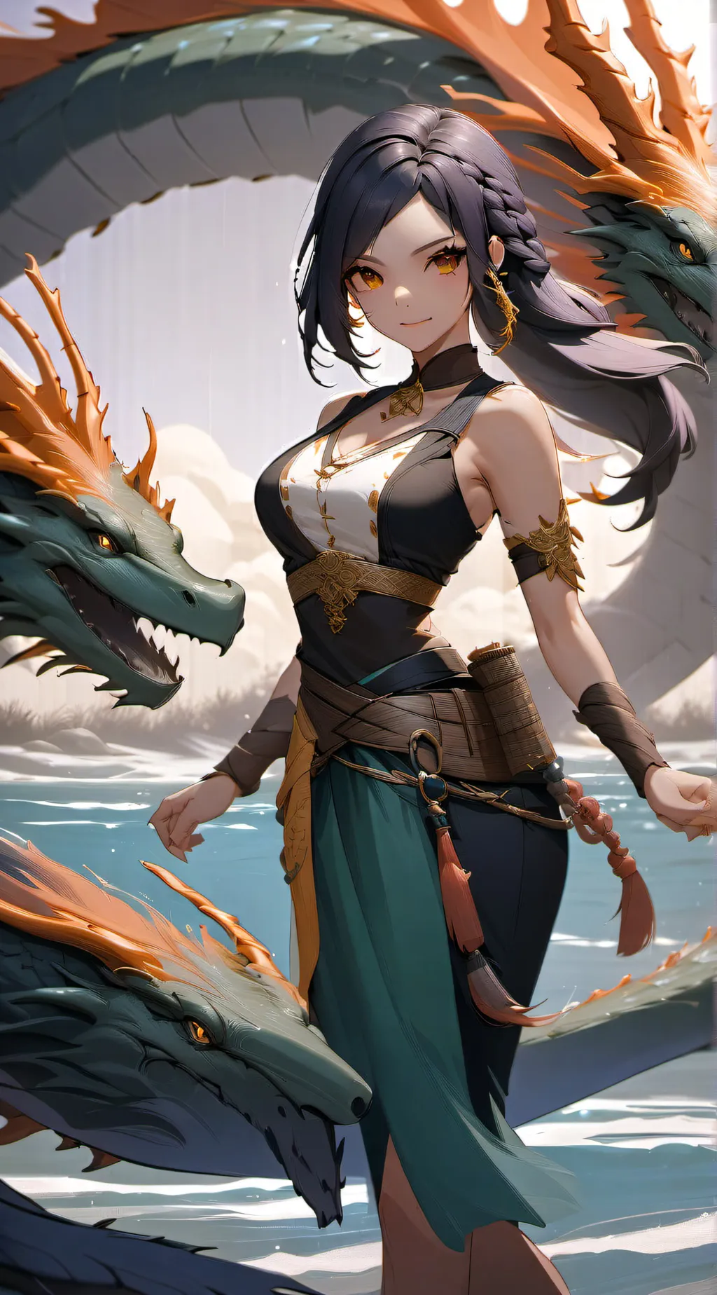 ai character: Nami background