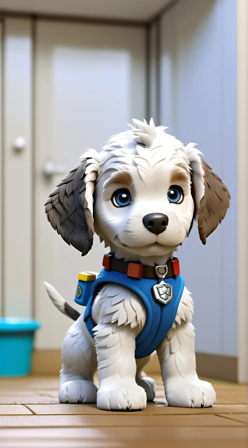 ai character: Denise paw patrol  background