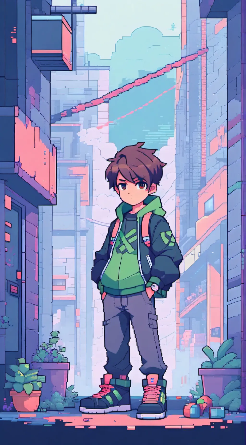 ai character: Ben 10 background