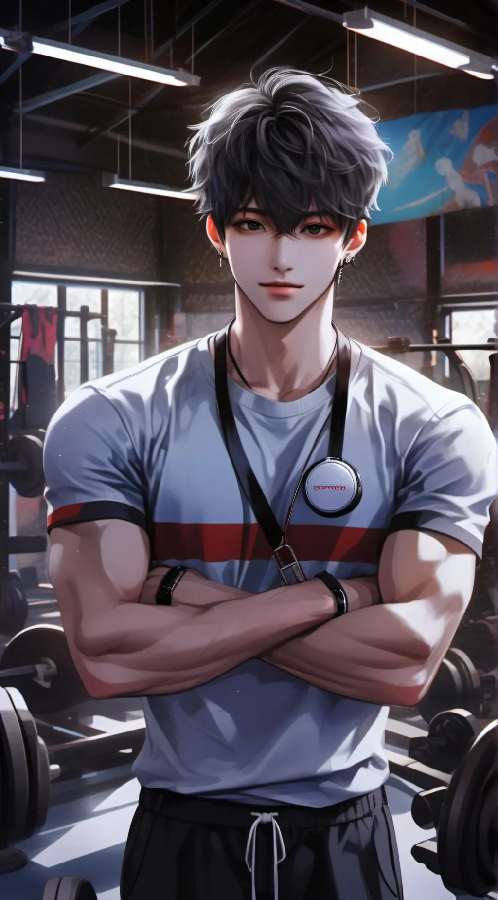 ai character: Mark background