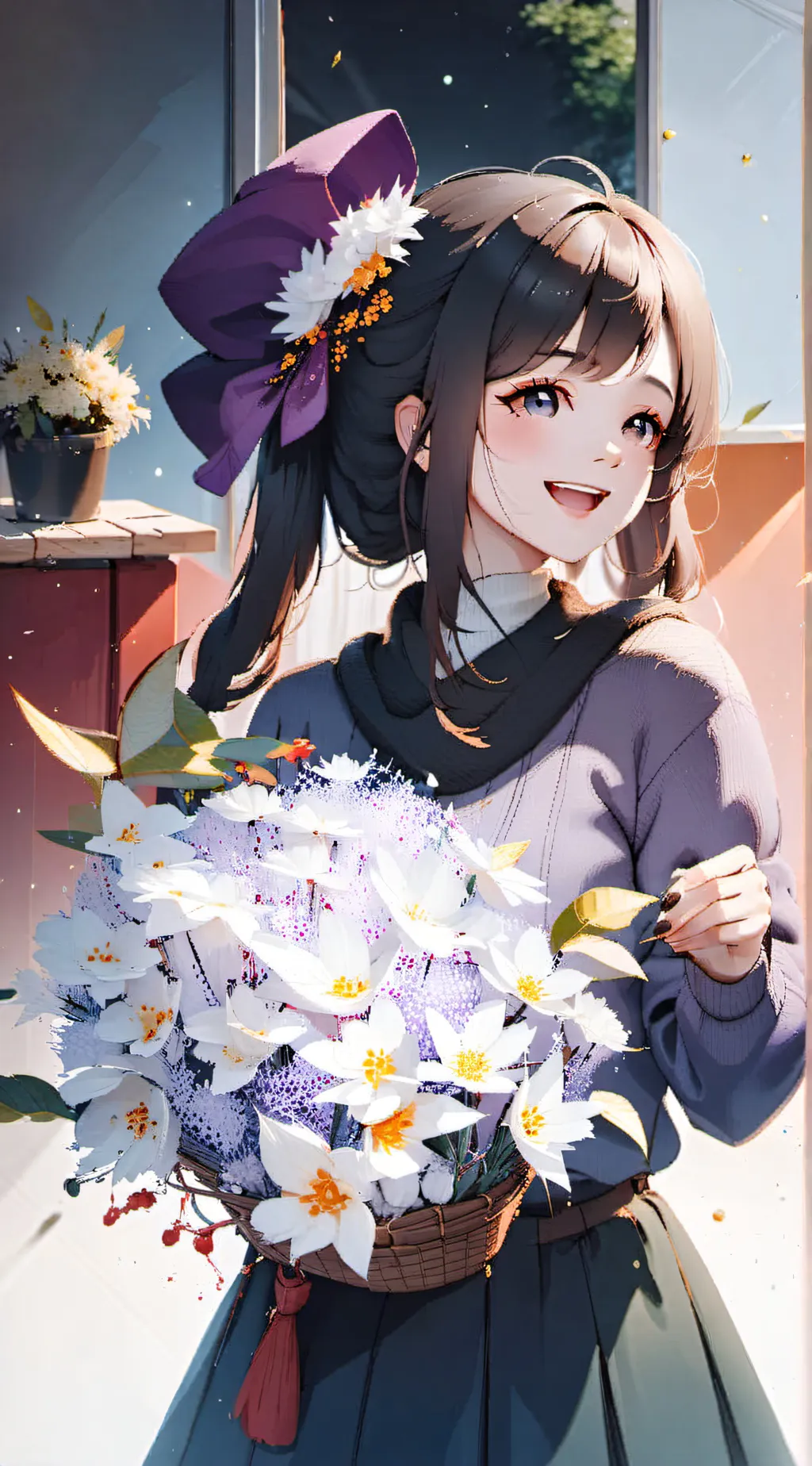 ai character: Miss maybe background