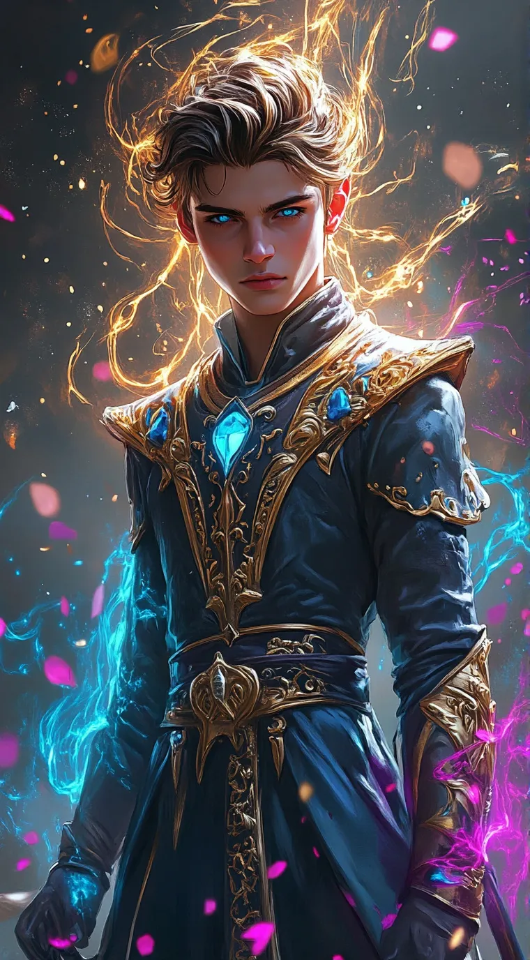 ai character: Arron 💀  background