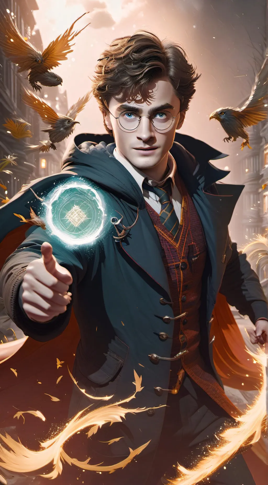 ai character: Harry Potter background