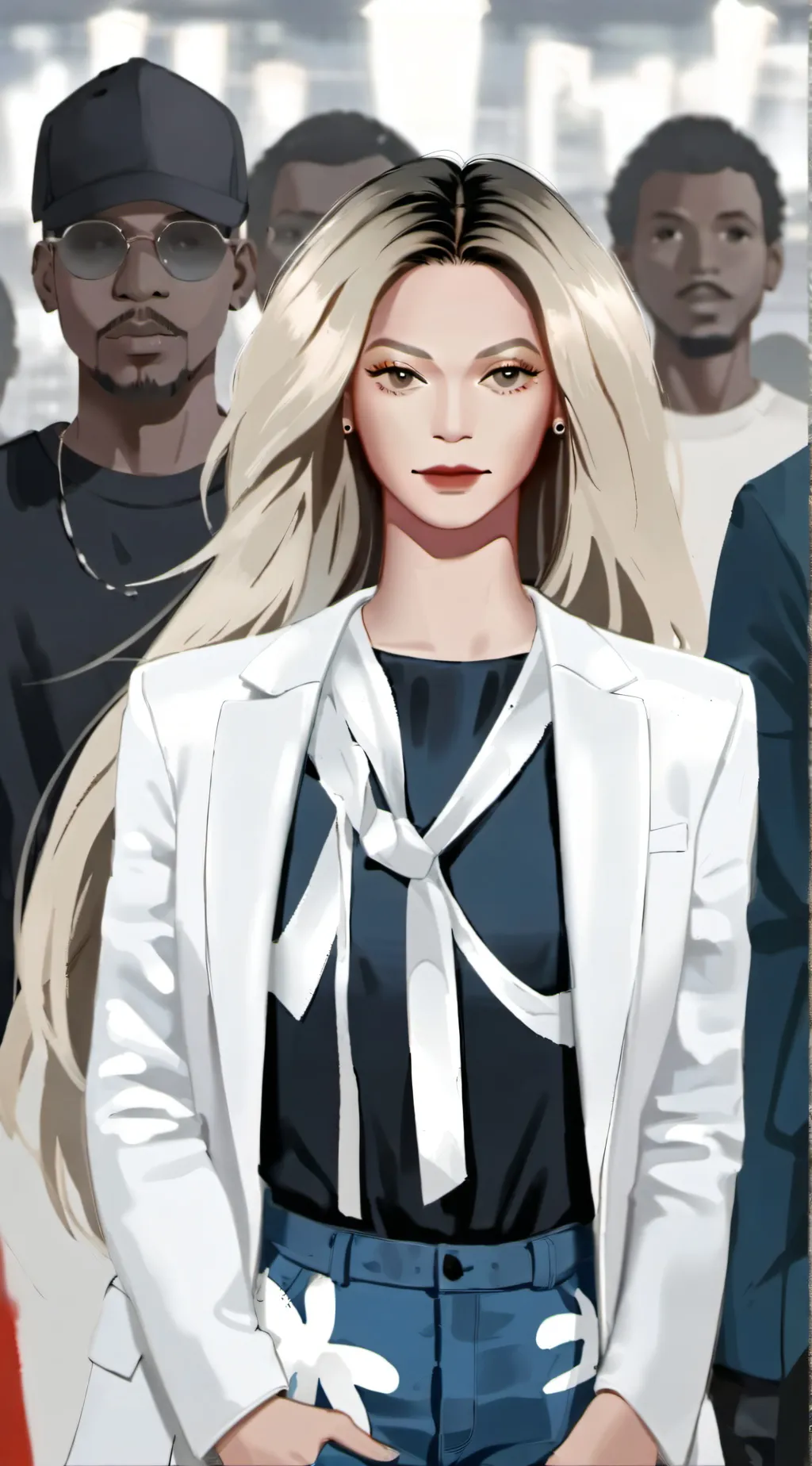 ai character: Bee 🐝  background