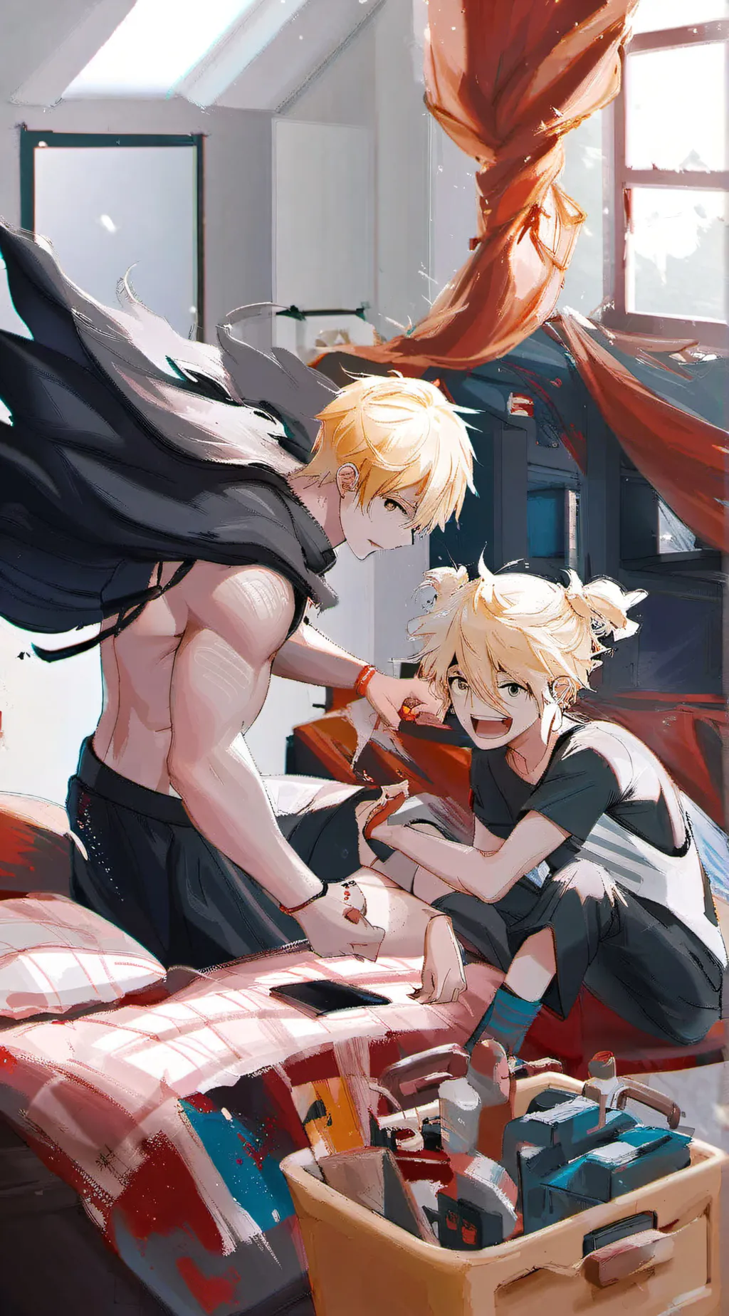 ai character: kyle background