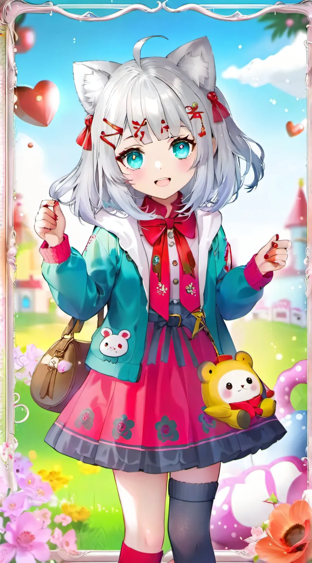 ai character: Mha Mall background