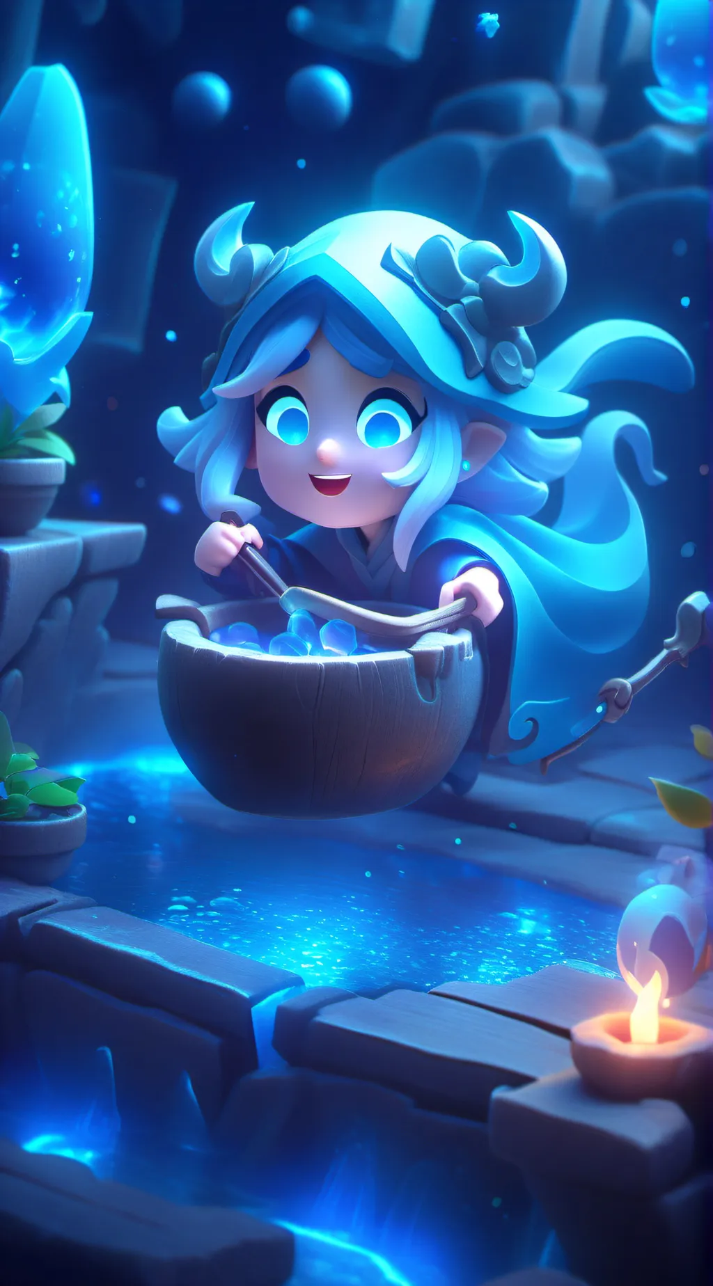 ai character: Estrella background