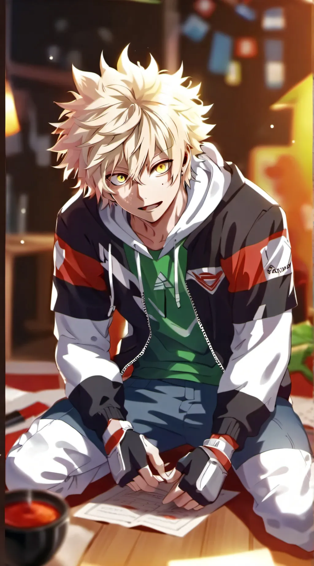 ai character: mha background