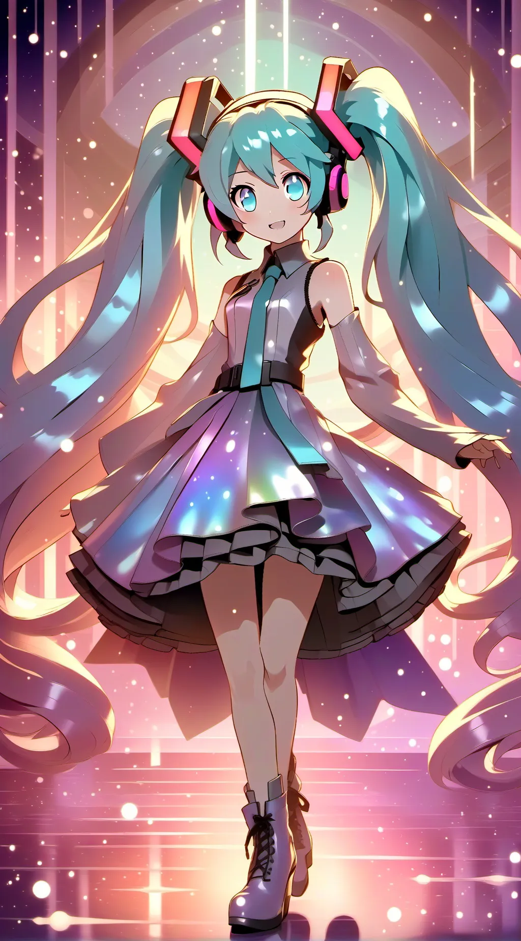 ai character: HASTUNE MIKU  background