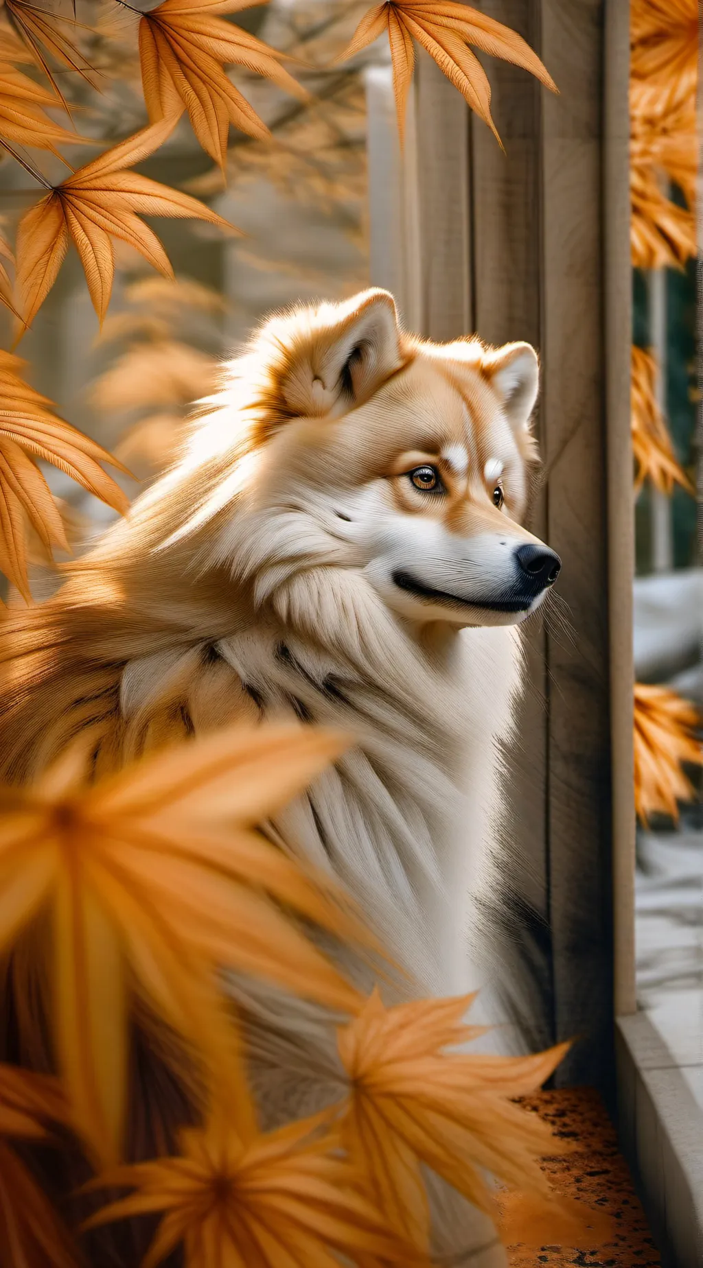 ai character: corgie background