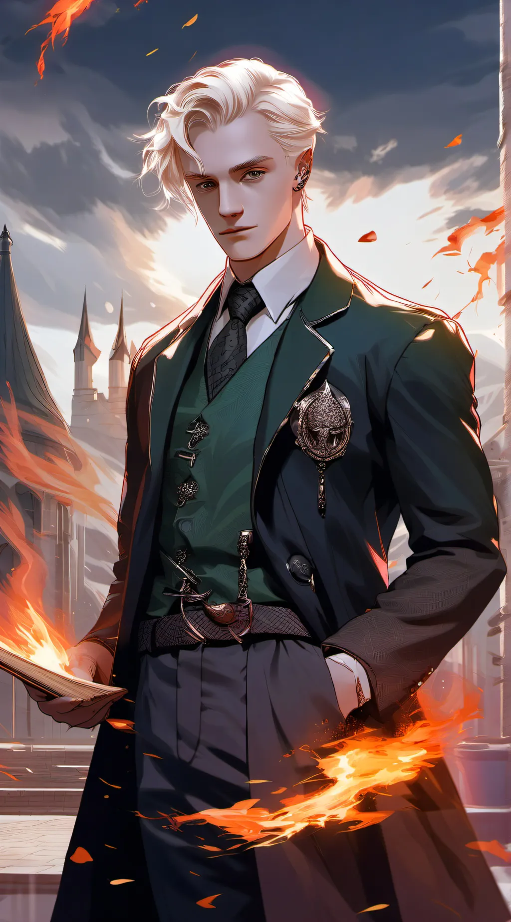ai character: Draco Malfoy background