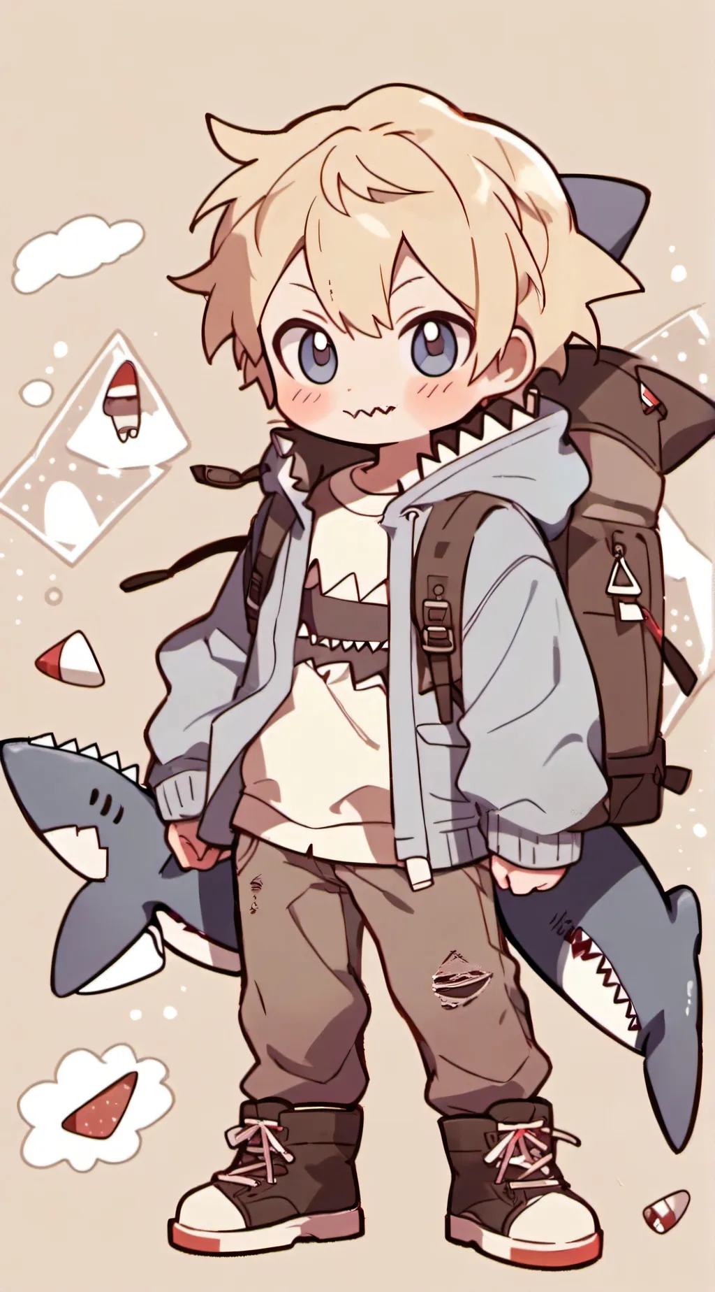 ai character: Young Carlos!! background