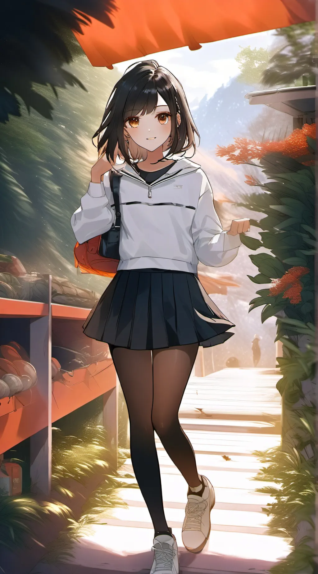 ai character: kira background