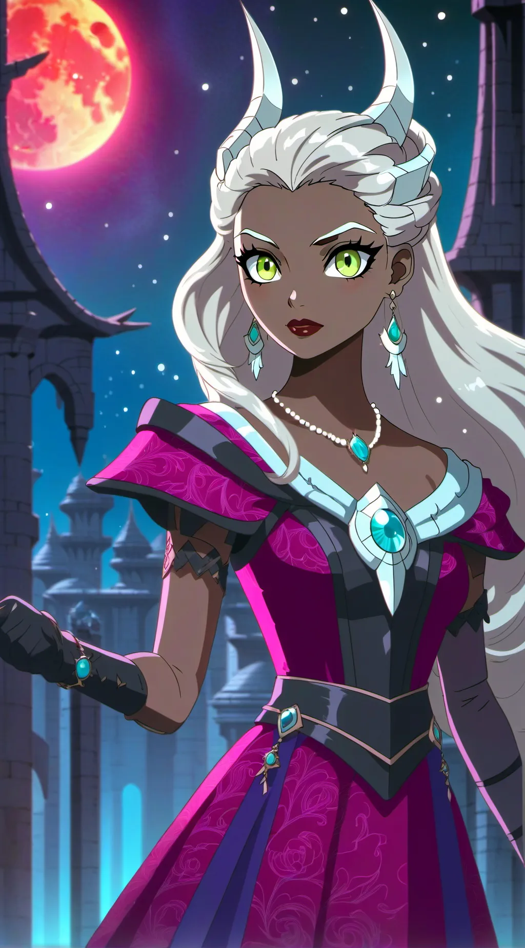 ai character: Rose background