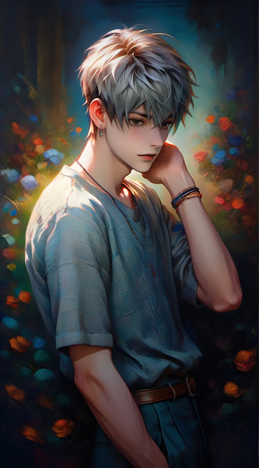 ai character: Leo👺👿 background