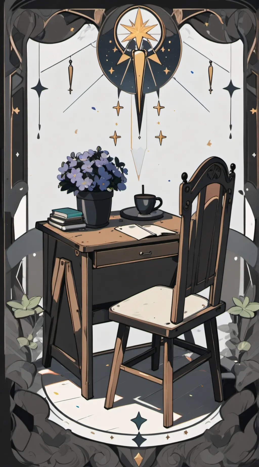 ai character: new school background