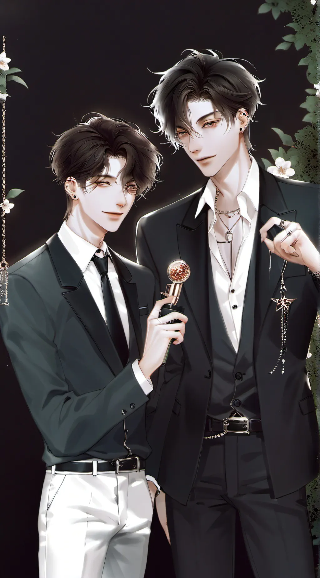 ai character: Ash and Kai background