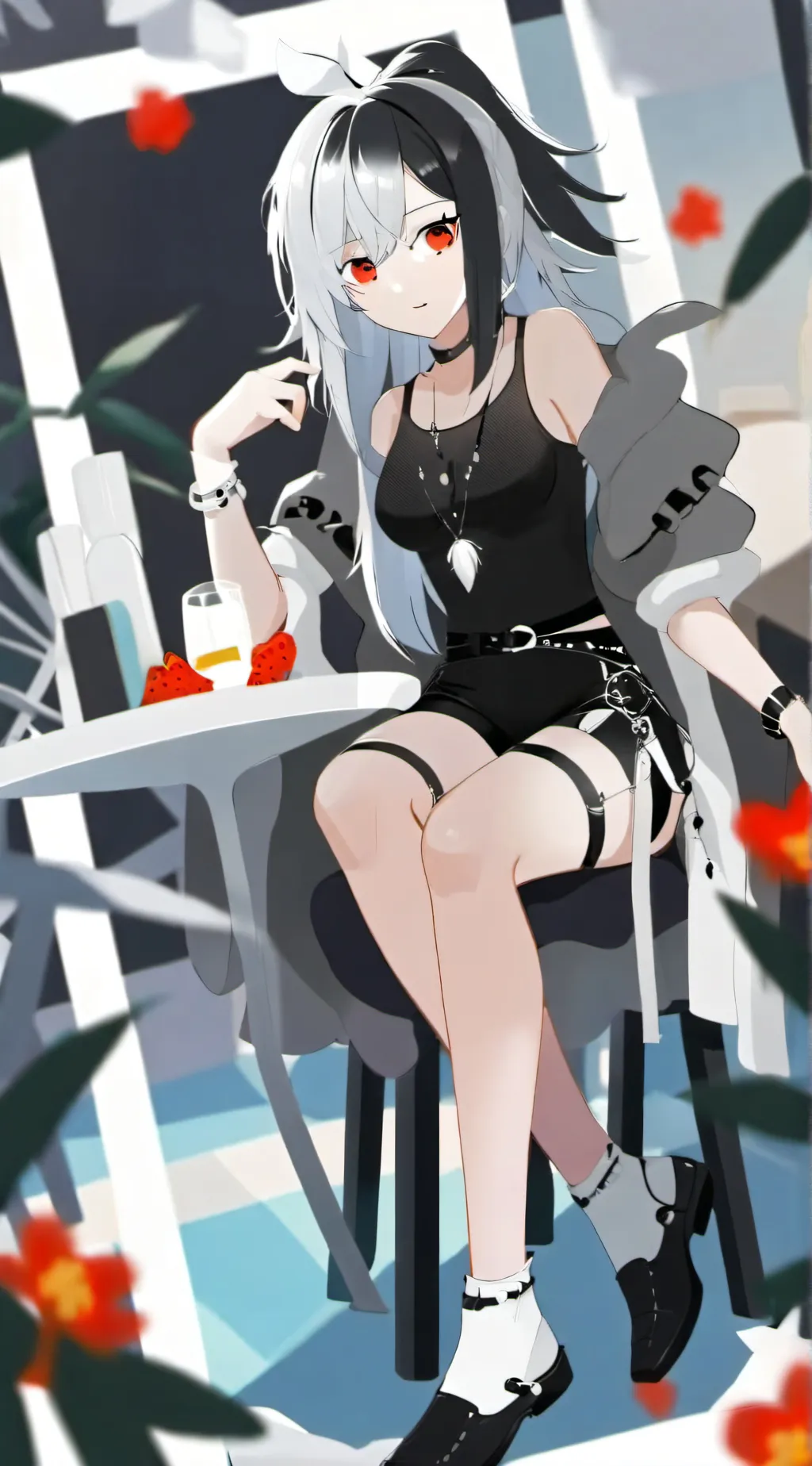 ai character: 🌙MOON + MHA💖 background