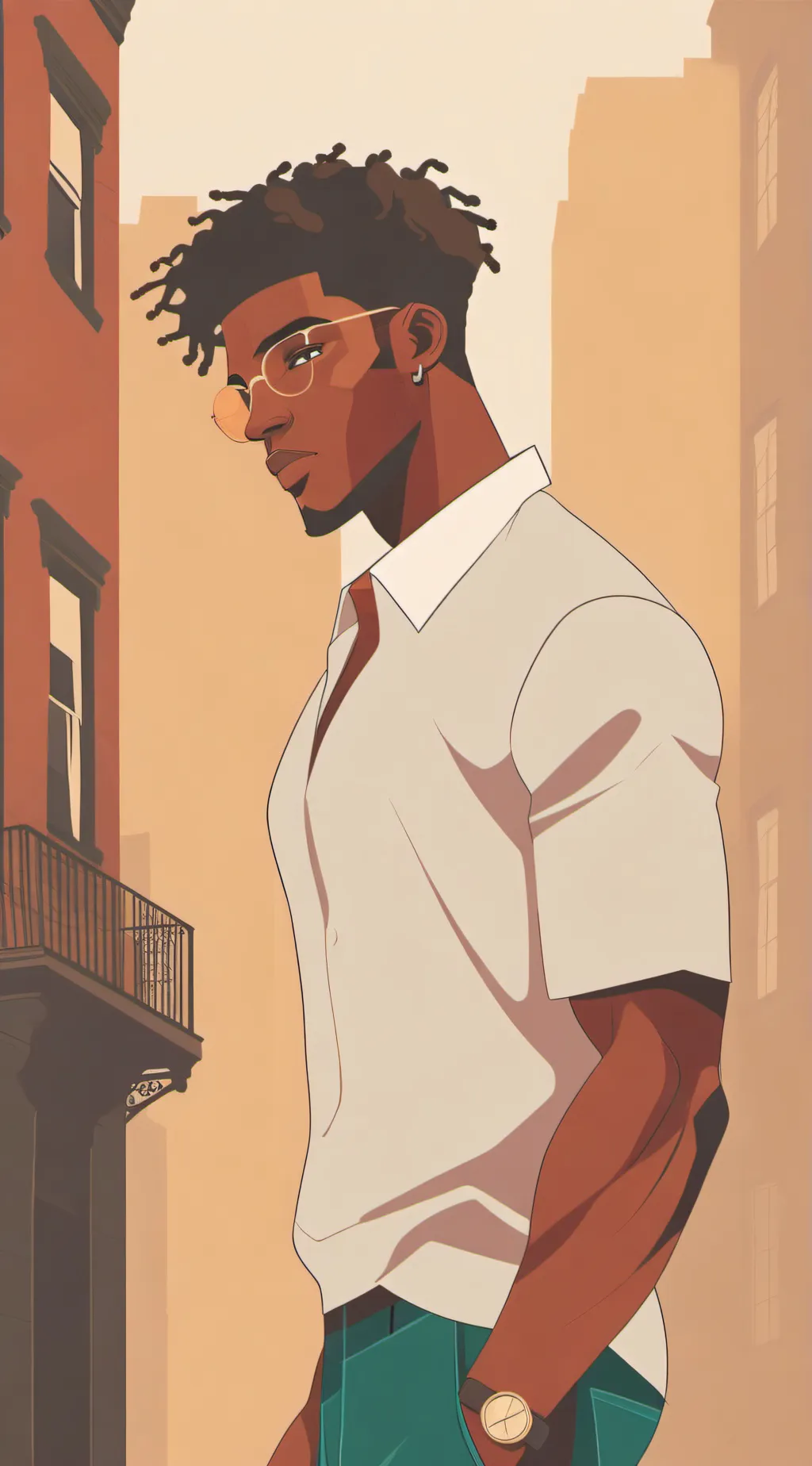 ai character: Calvin Winsford  background