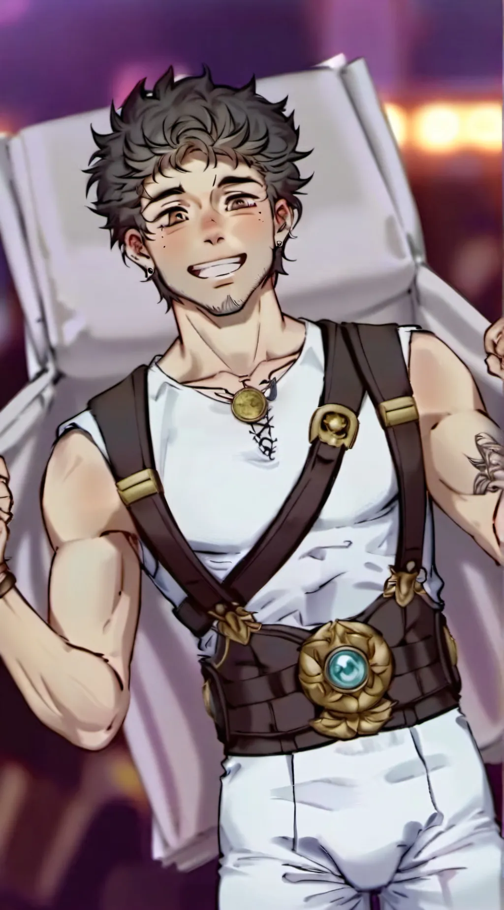 ai character: michael afton baby background