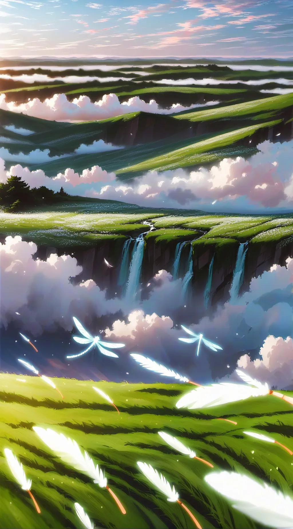 ai character: grass background