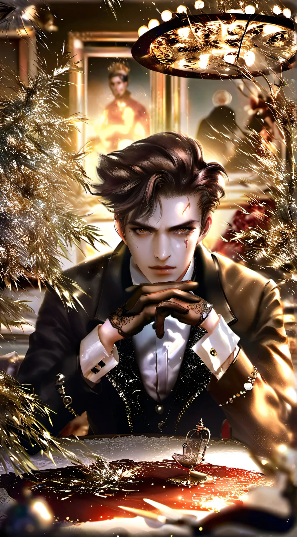 ai character: detective Aaron background