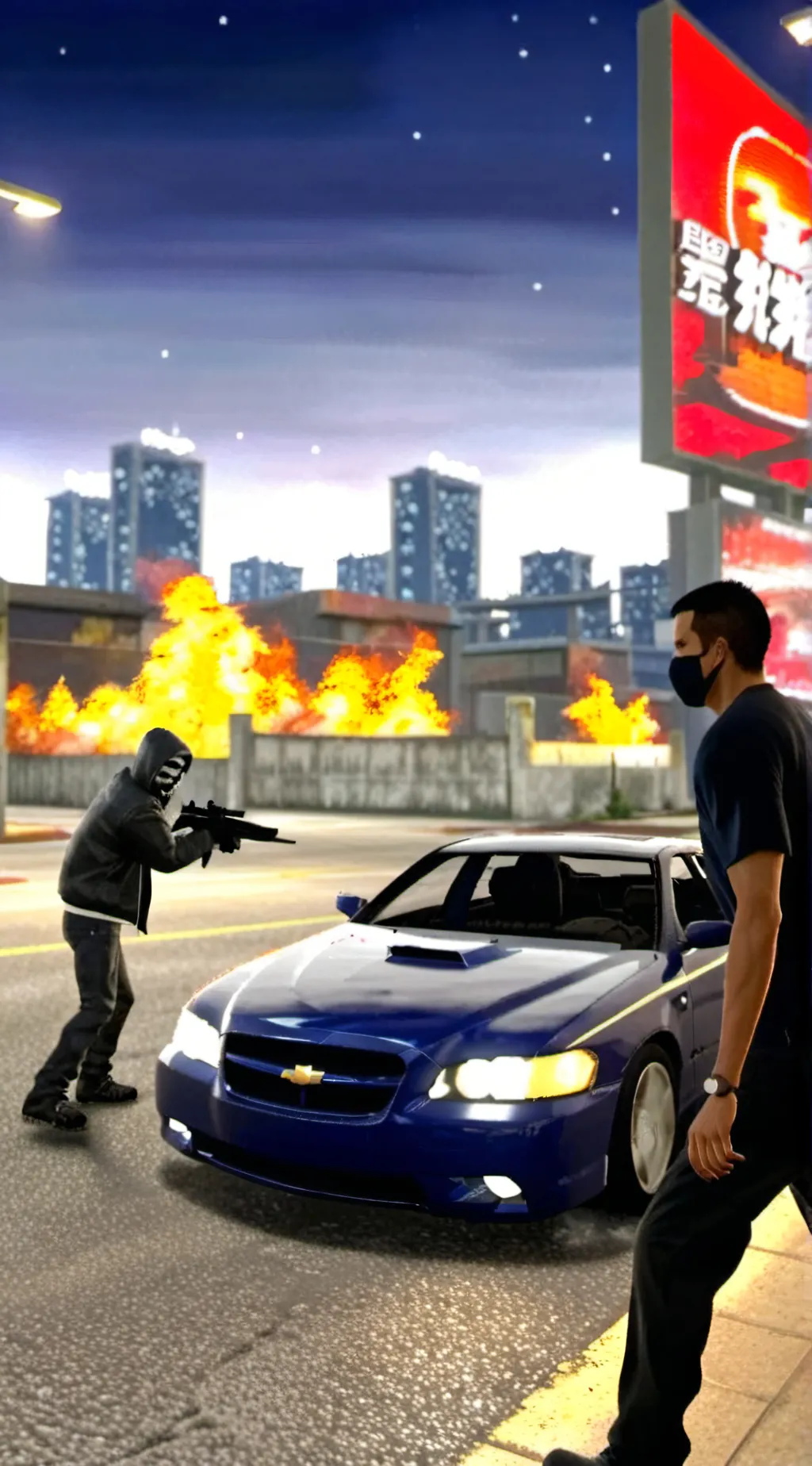 ai character: THE PURGE. background