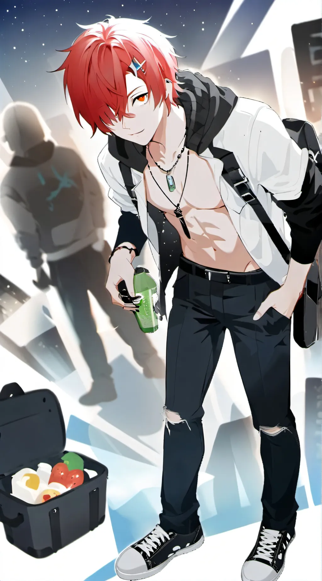 ai character: noah carter background