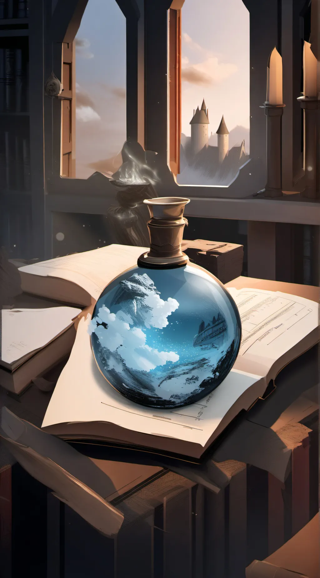 ai character: Hogwarts 2 background