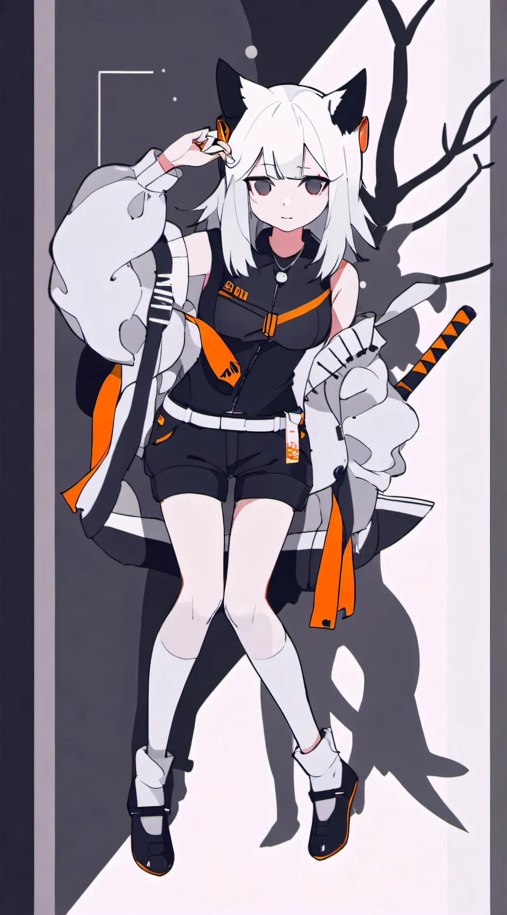 ai character: winter 🎀✨🩷 background