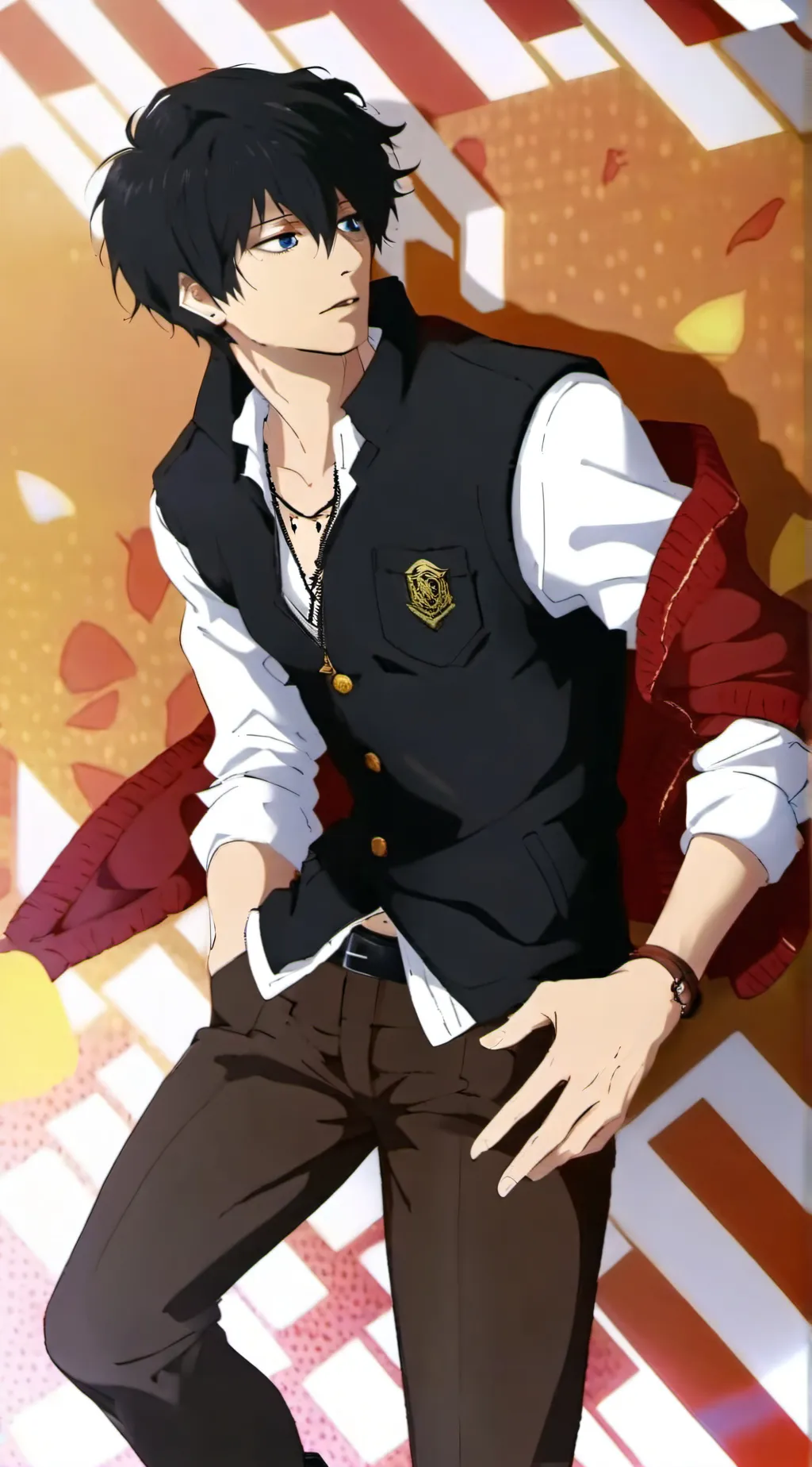 ai character: me ash background