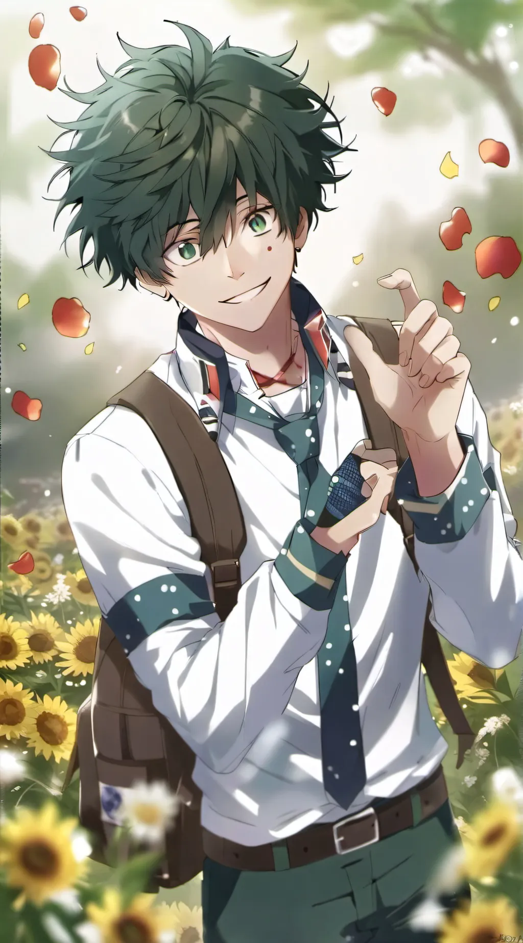 ai character: Deku background