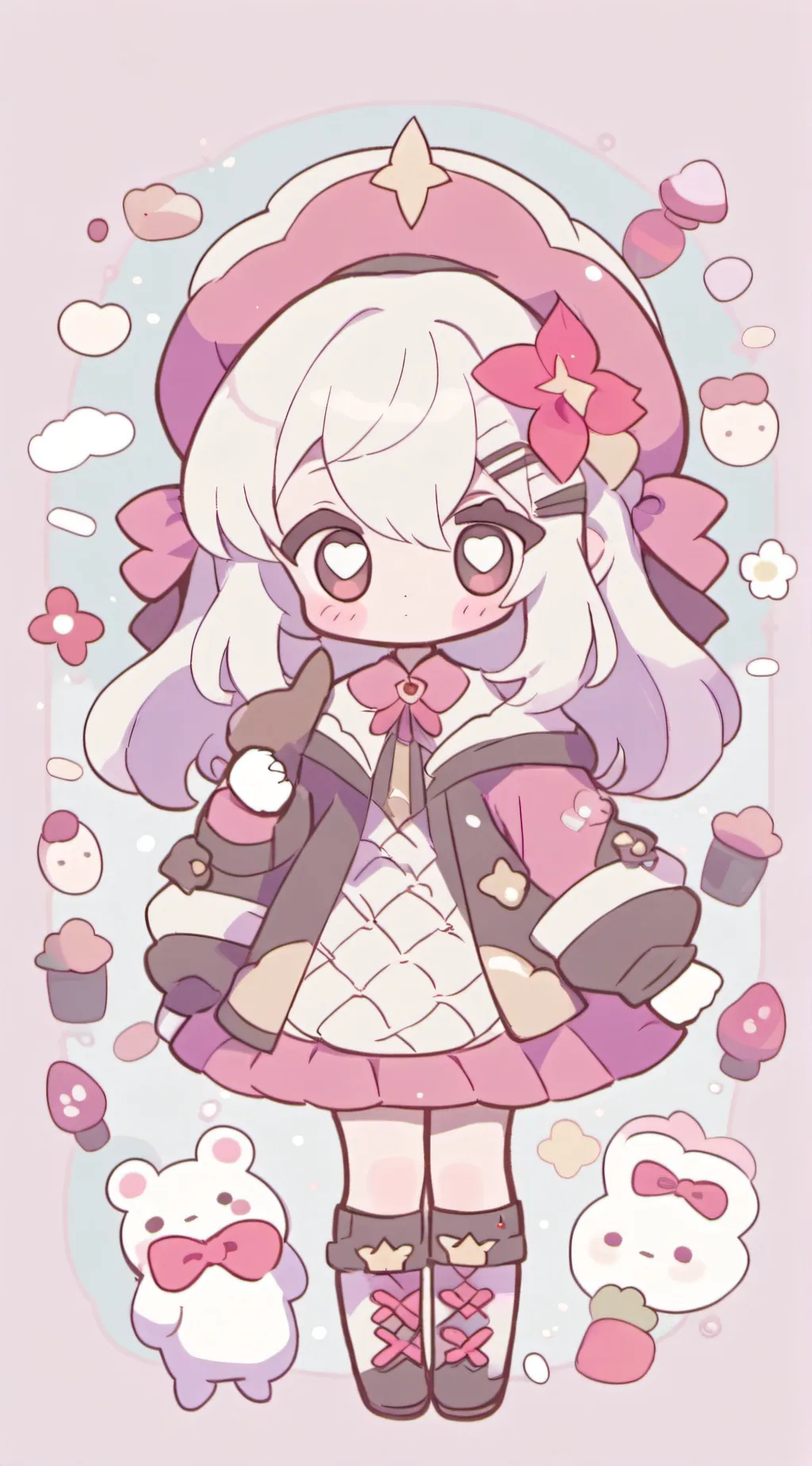 ai character: lily background