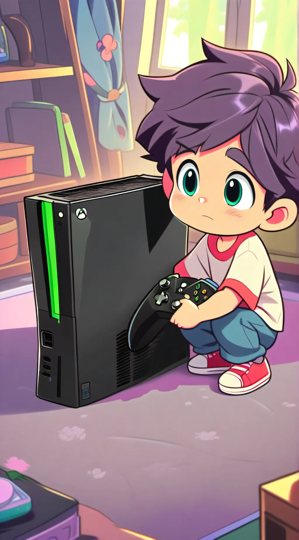 ai character: lil bro background