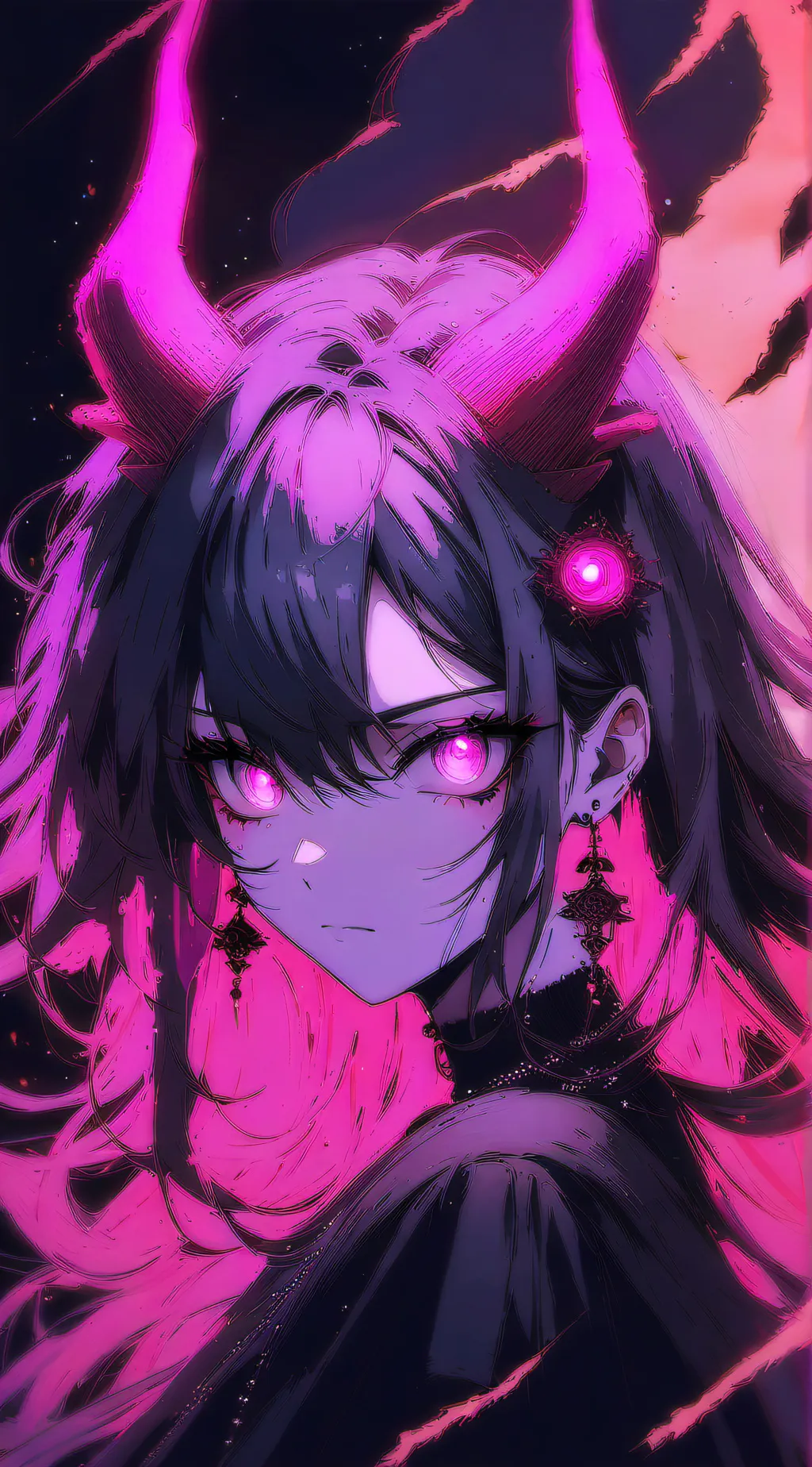 ai character: Aurora background