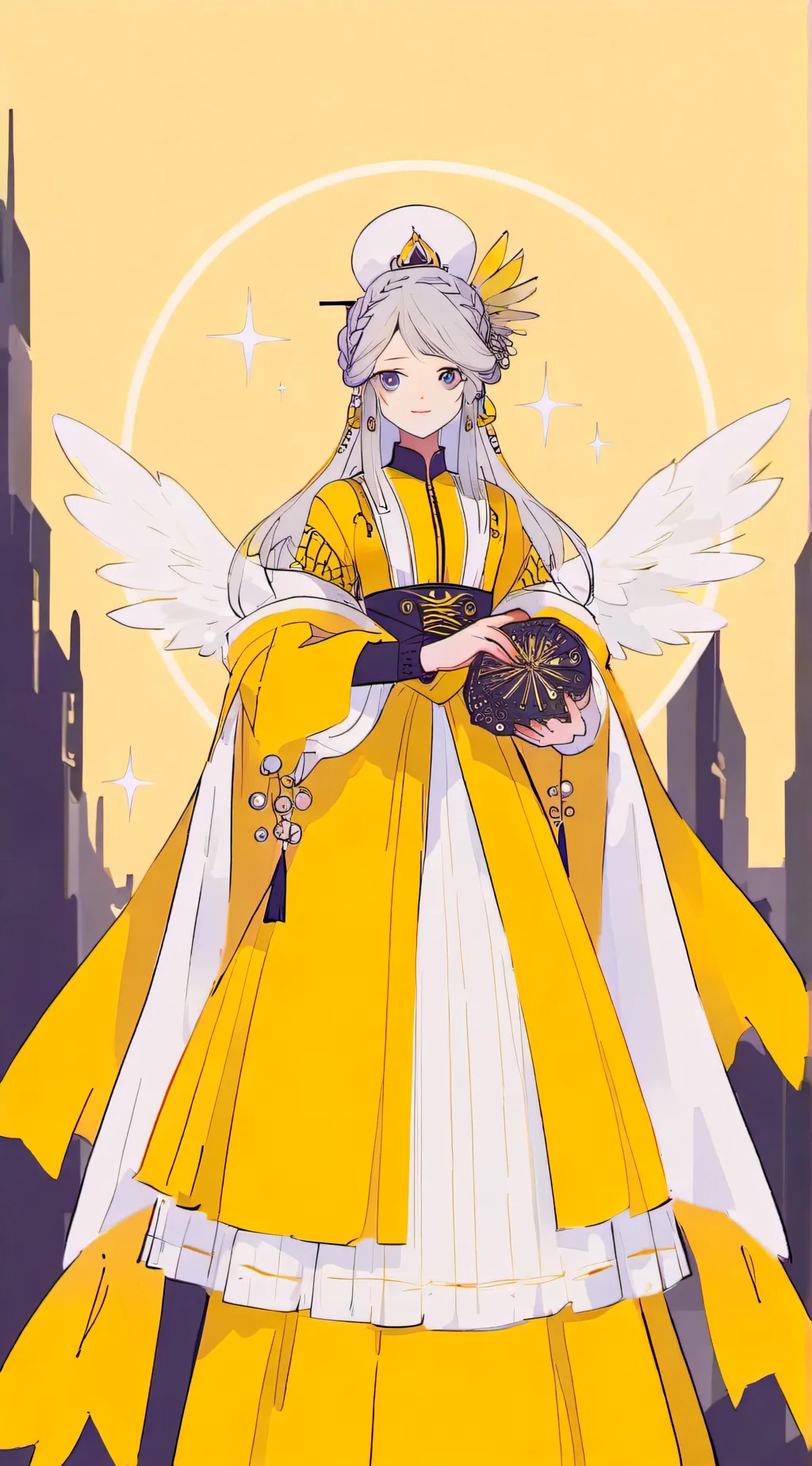 ai character: Make it say No background