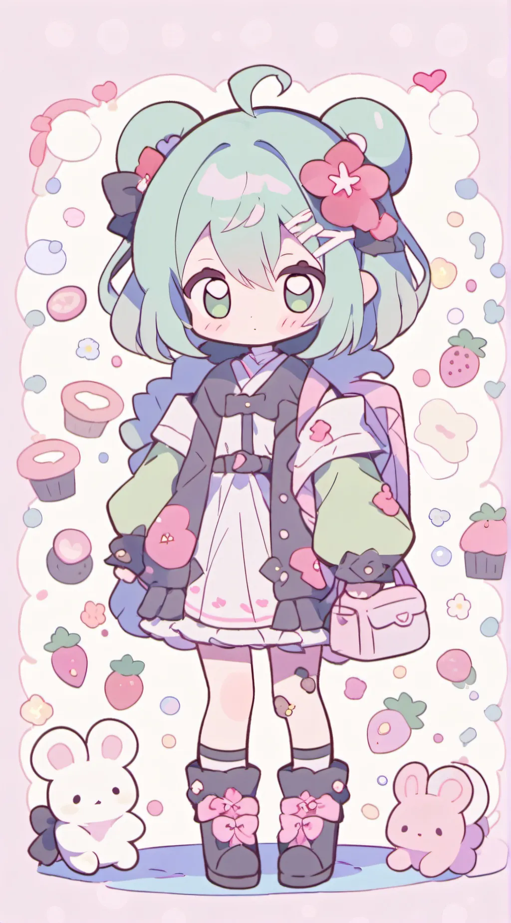 ai character: ur kid background