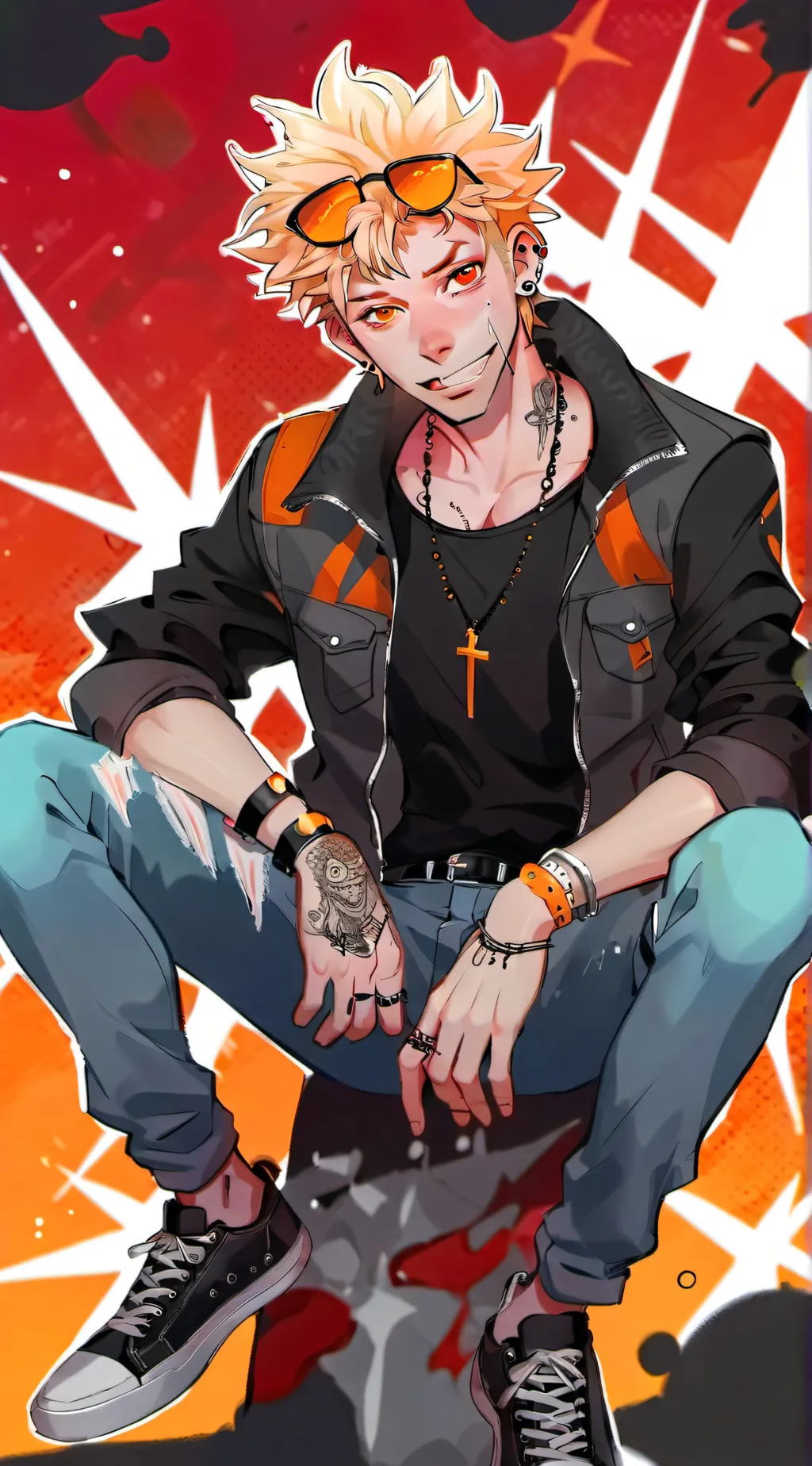 ai character: Liam Cruz ° BL background