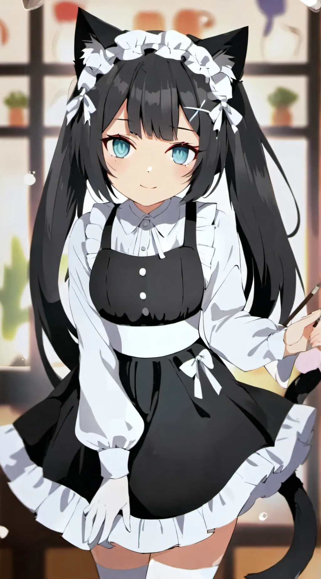 ai character: mha but you a maid background