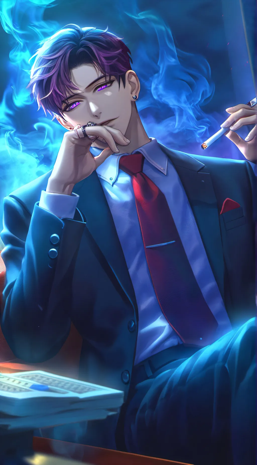 ai character: Aaron background