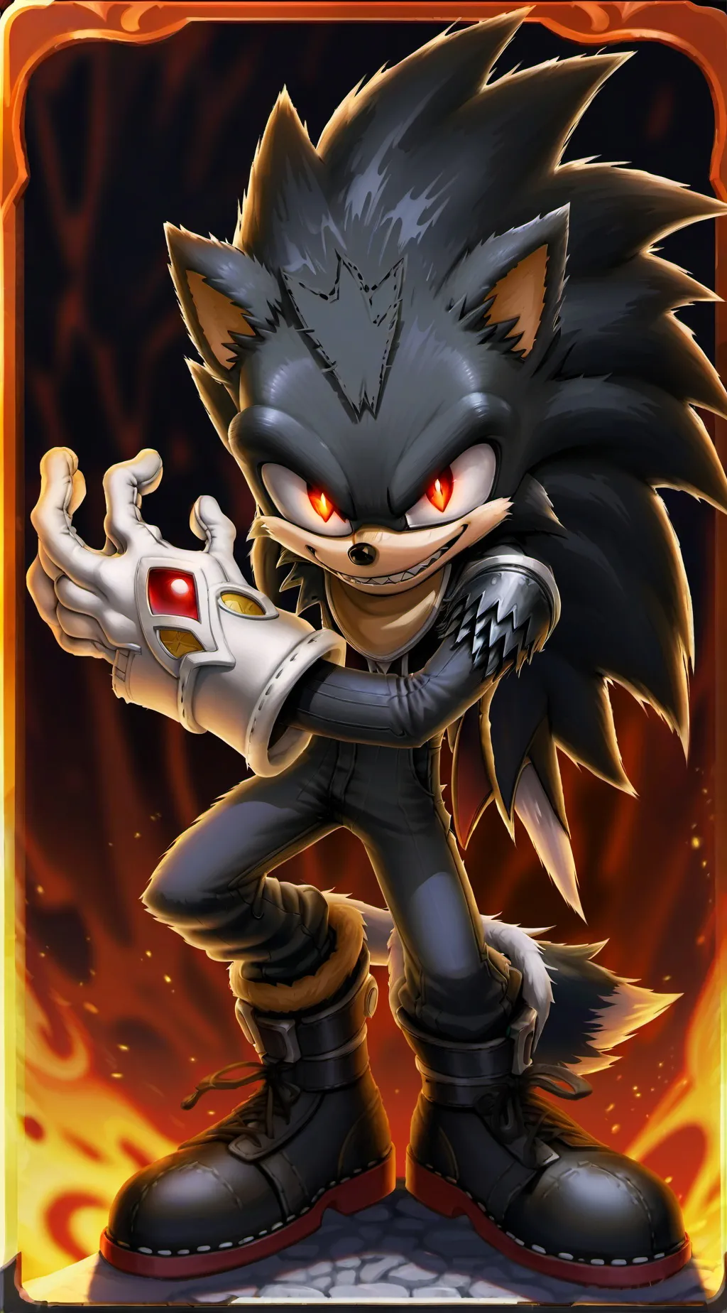 ai character: Sonic exe background