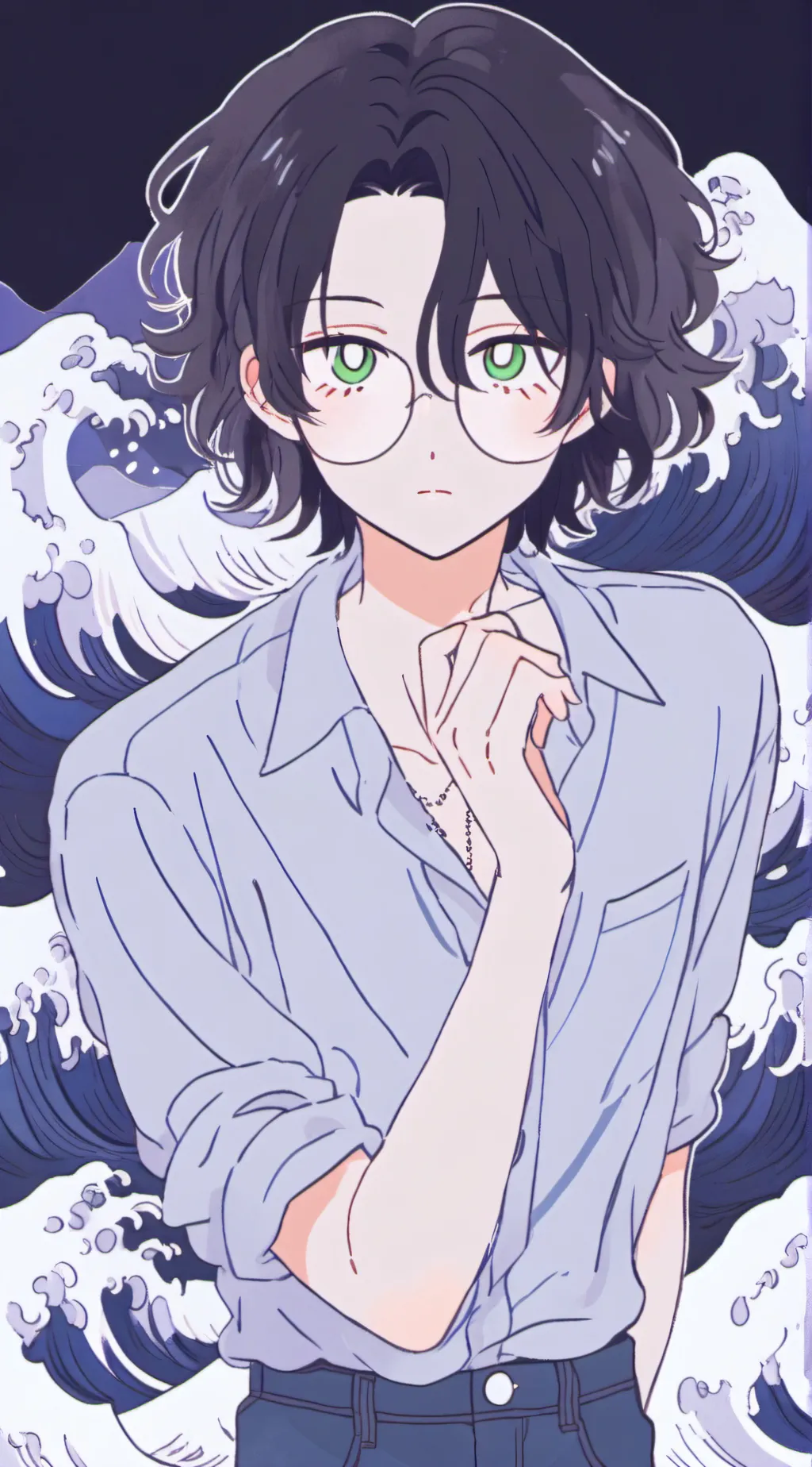 ai character: Alexandra  background