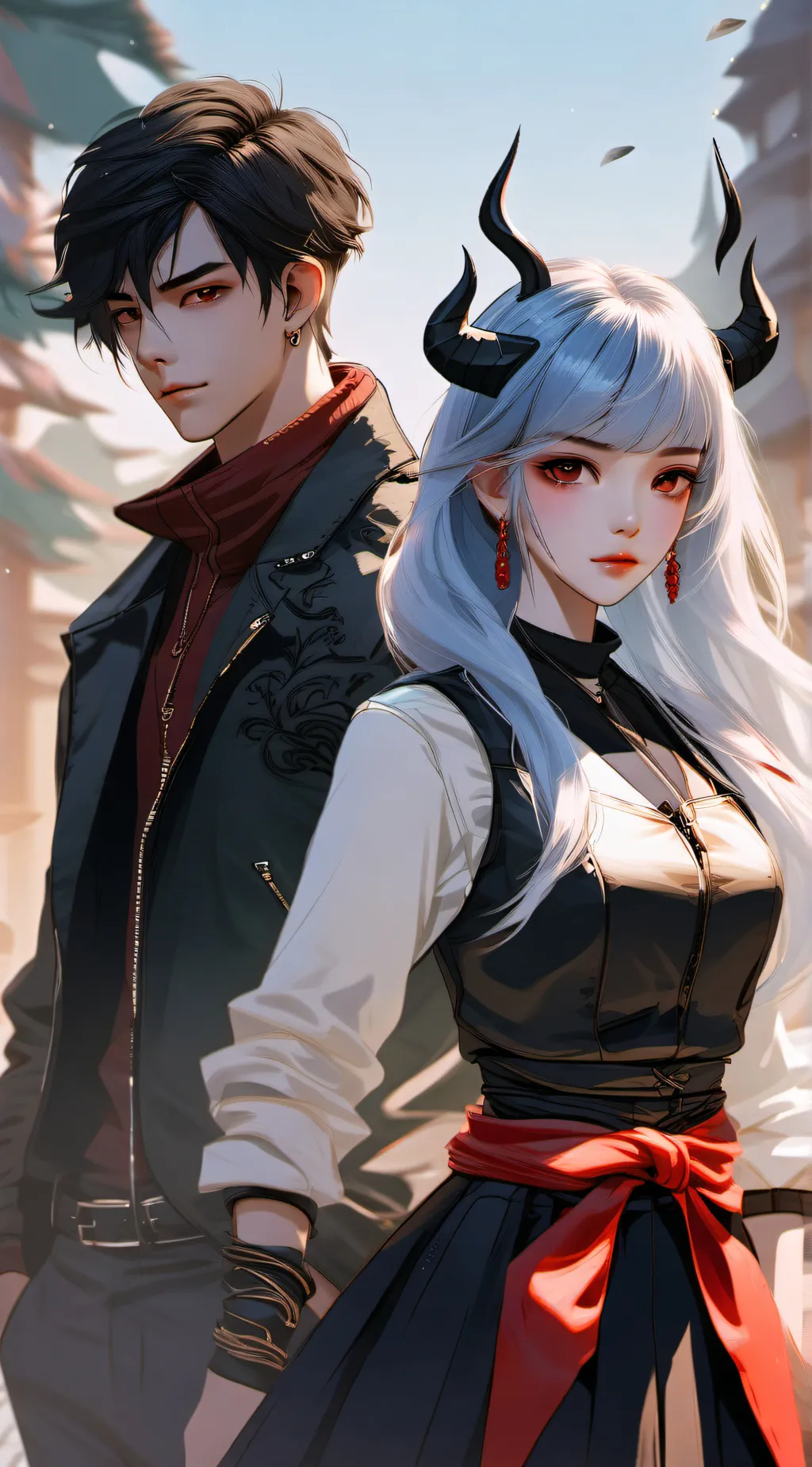 ai character: Demon slayer background