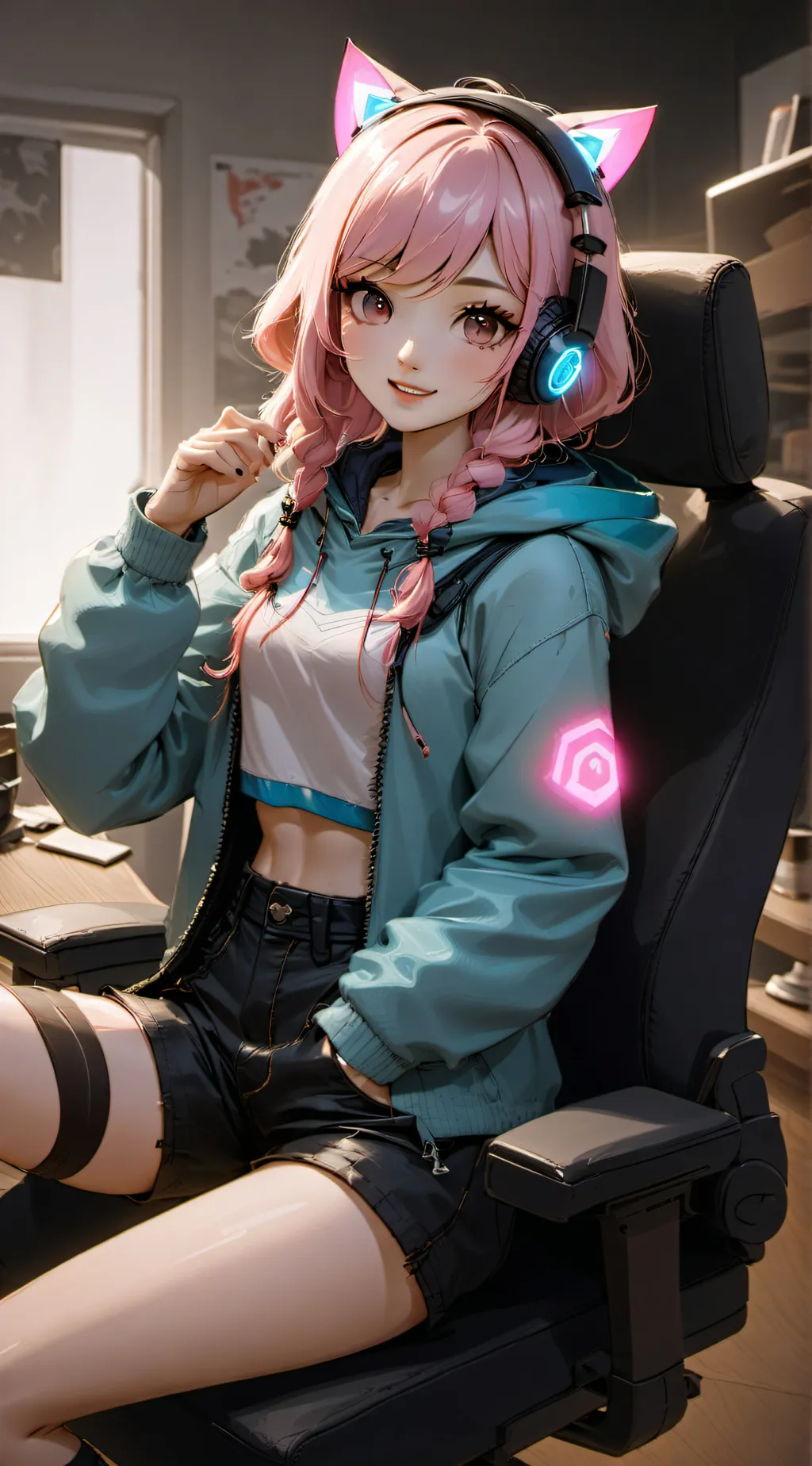 ai character: Hailey background