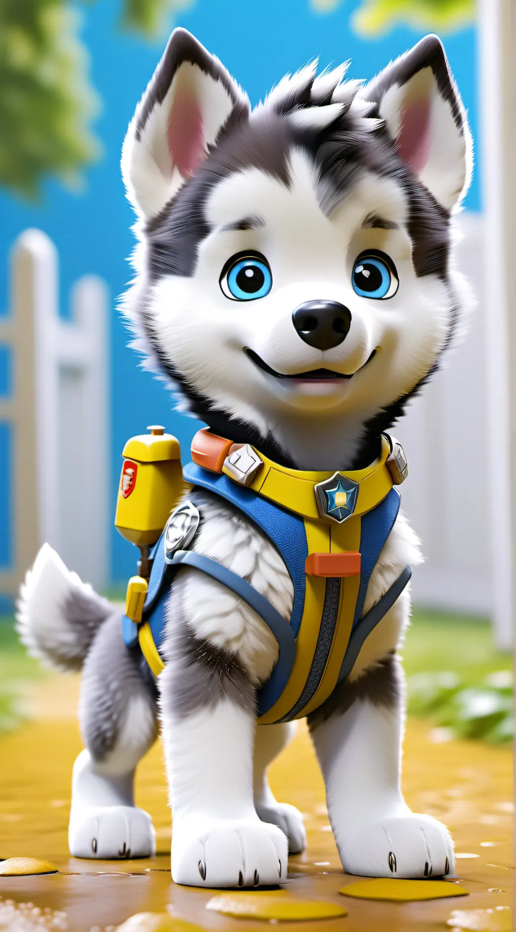 ai character: destiny paw patrol background