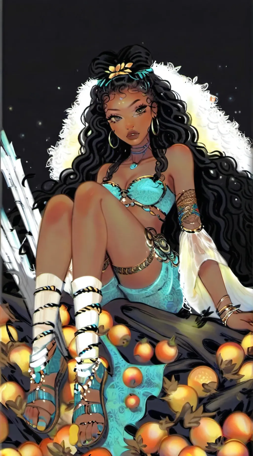 ai character: Jade background