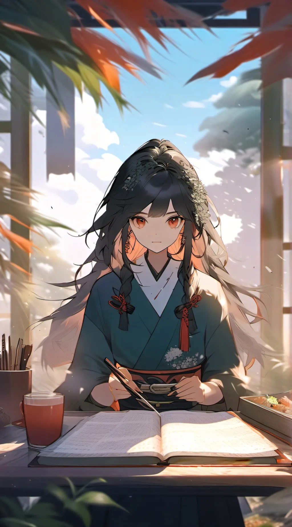 ai character: ∆Muichiro Tokito∆ background