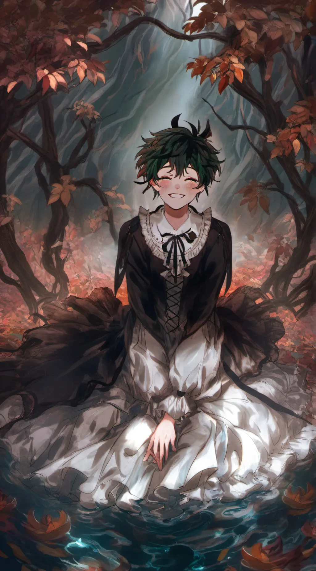 ai character: deku background